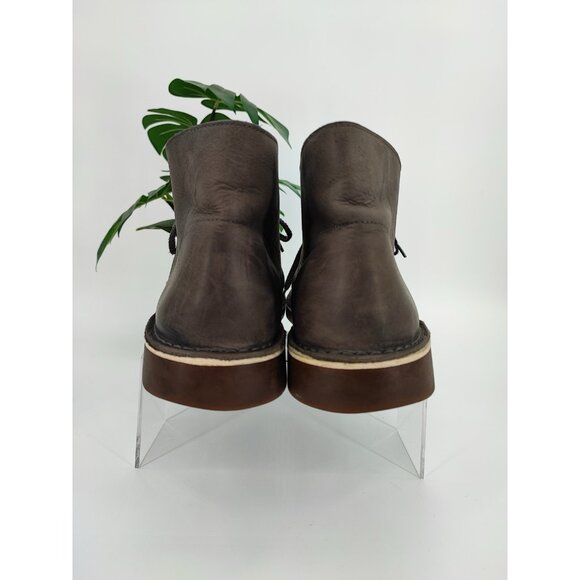 Clarks Men\'s Bushacre 2 Chukka Brown Leather Boots Size 13M US main image 4
